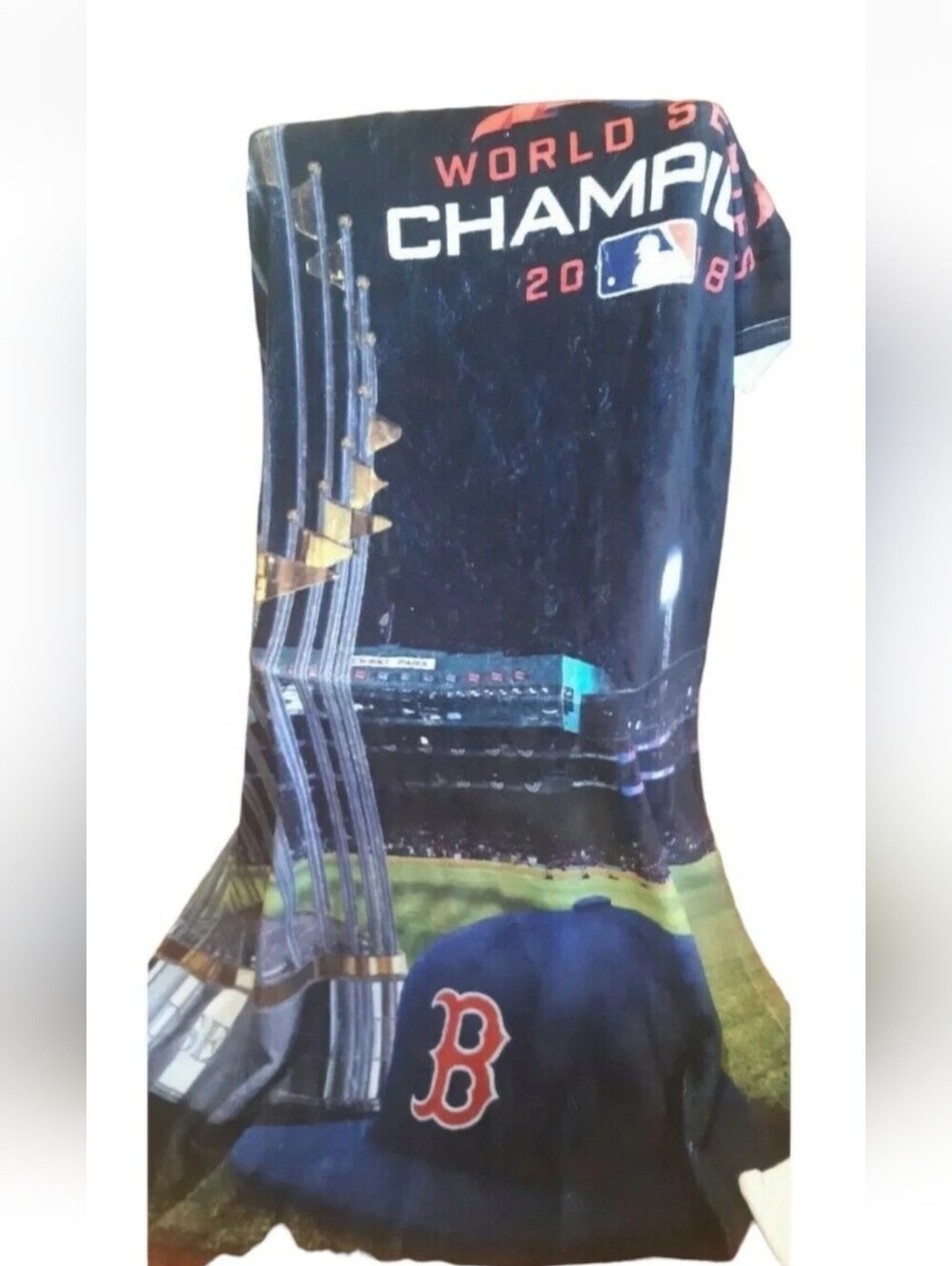 NORTHWEST BOSTON RED SOX 2018 world series FENWAY PARK fleece throw blanket